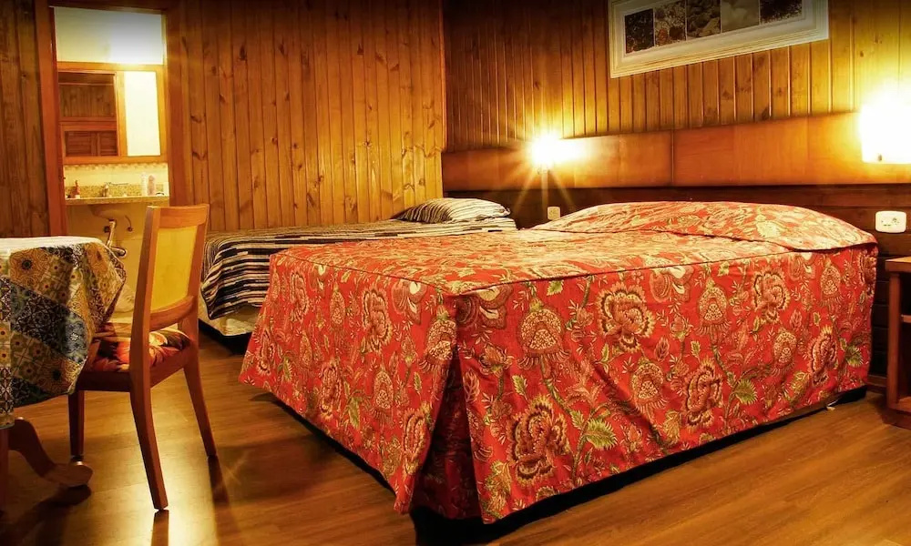 Chalet with balcony