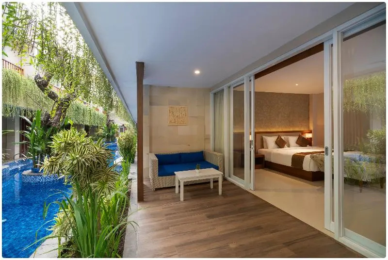 d’Nusa Beach Club and Resort - Chambres