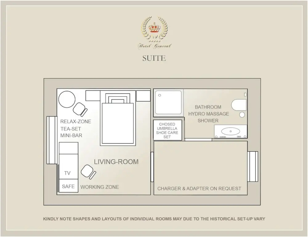 Hotel General Old Town Prague - Chambres