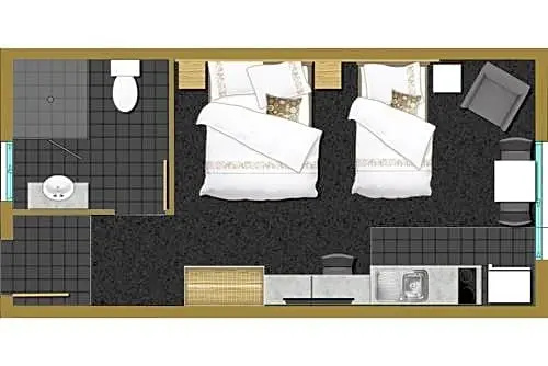 Double Studio (twin beds)