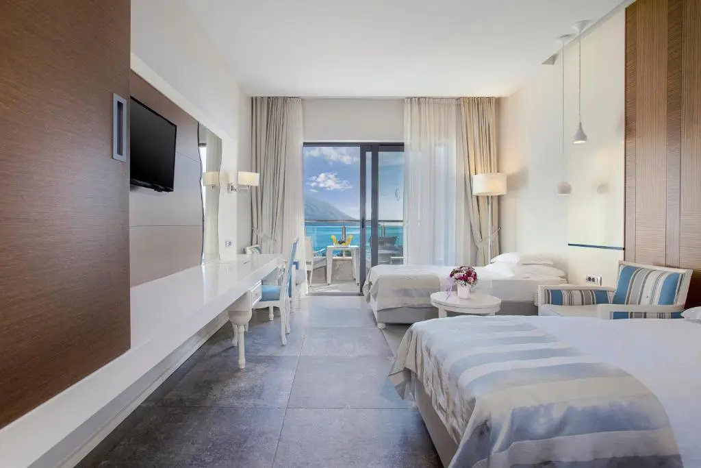 Standard Double room with balcony and with sea view (full double bed)