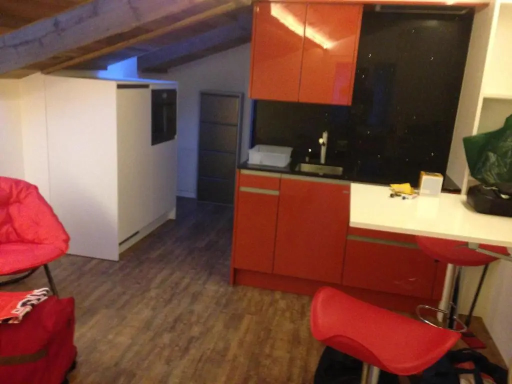 Studio with balcony