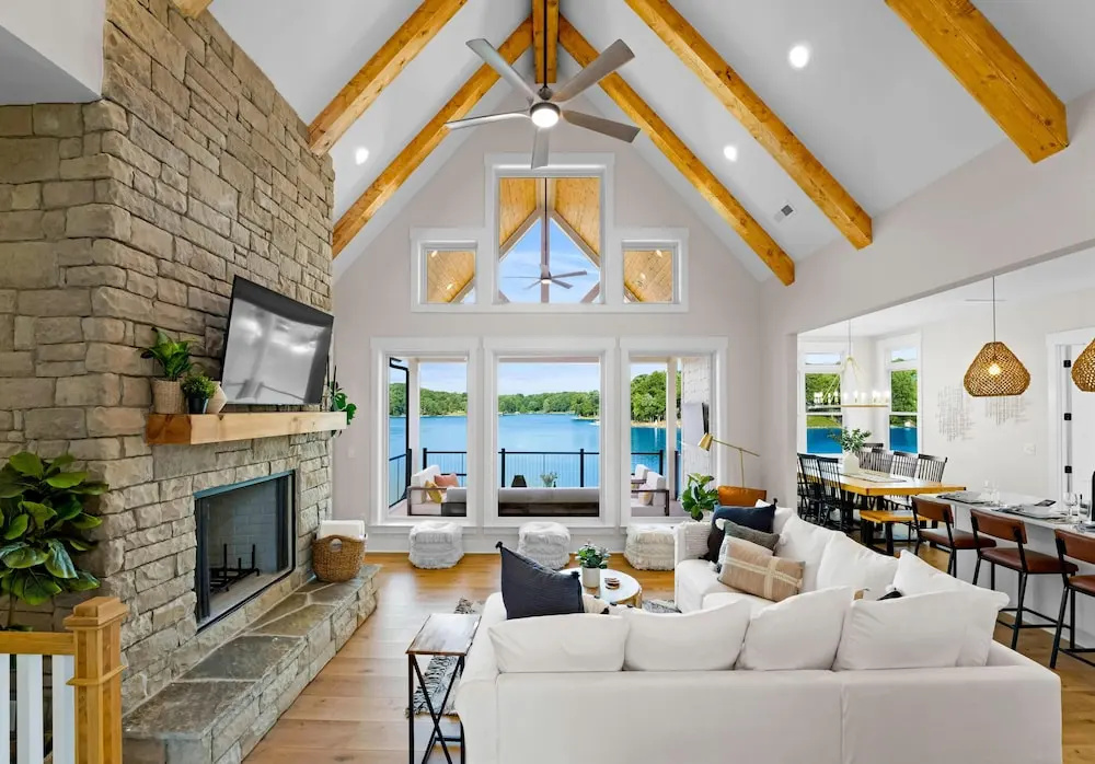 Cottage with balcony