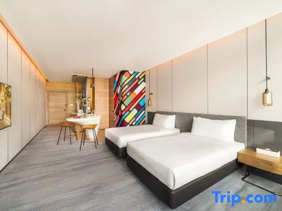 Deluxe Double room with city view (twin beds)