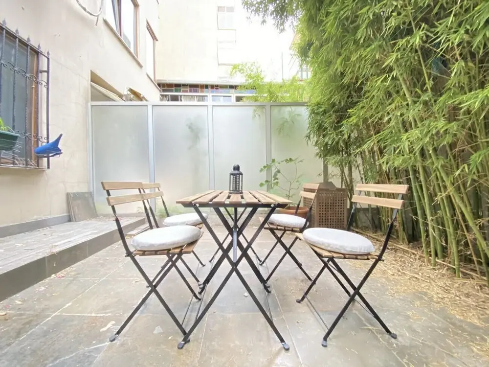 Sleek and Central Flat With Backyard in Sisli