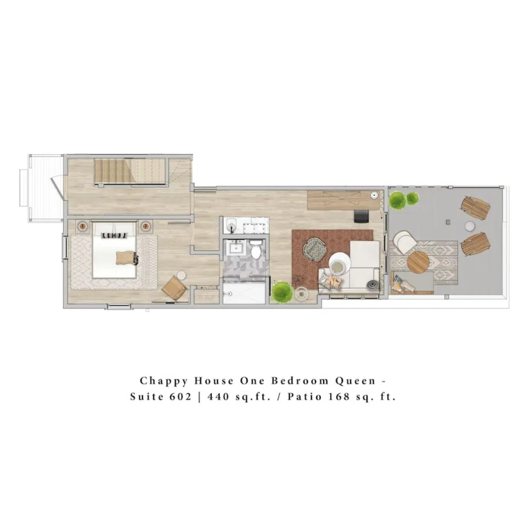 1 Bedroom Double Suite (full double bed)