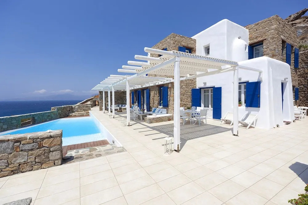 180 ° View PRIVATE Pool Villa Choulakia to enjoy SUN kissing SEA