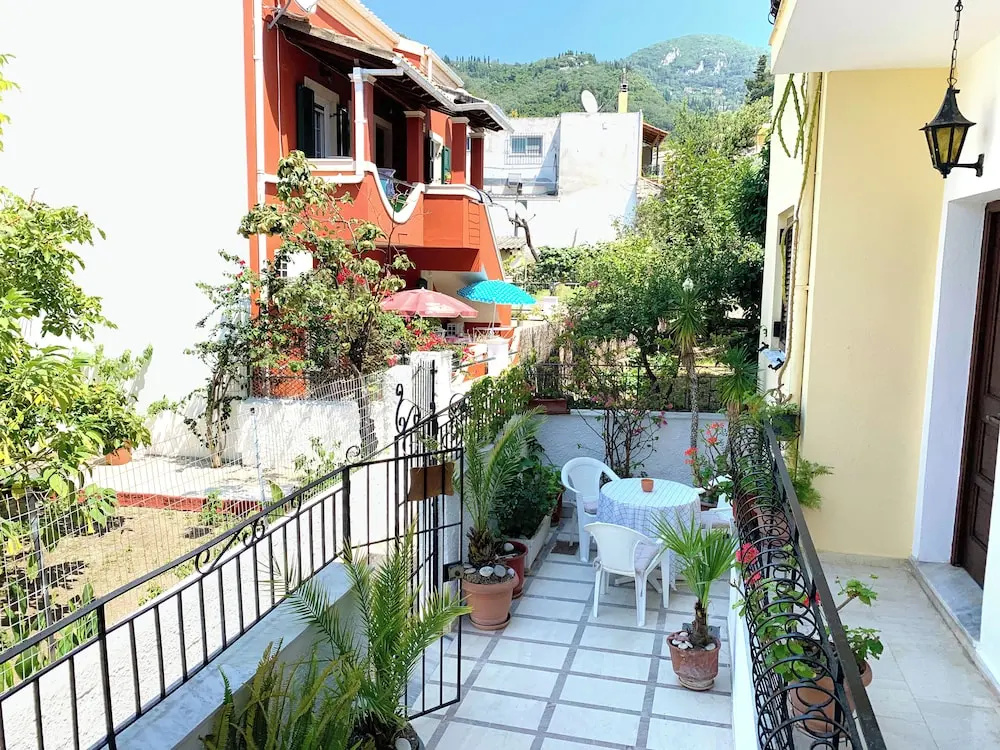 Spiros Apartments on Agios Gordios Beach Corfu Greece