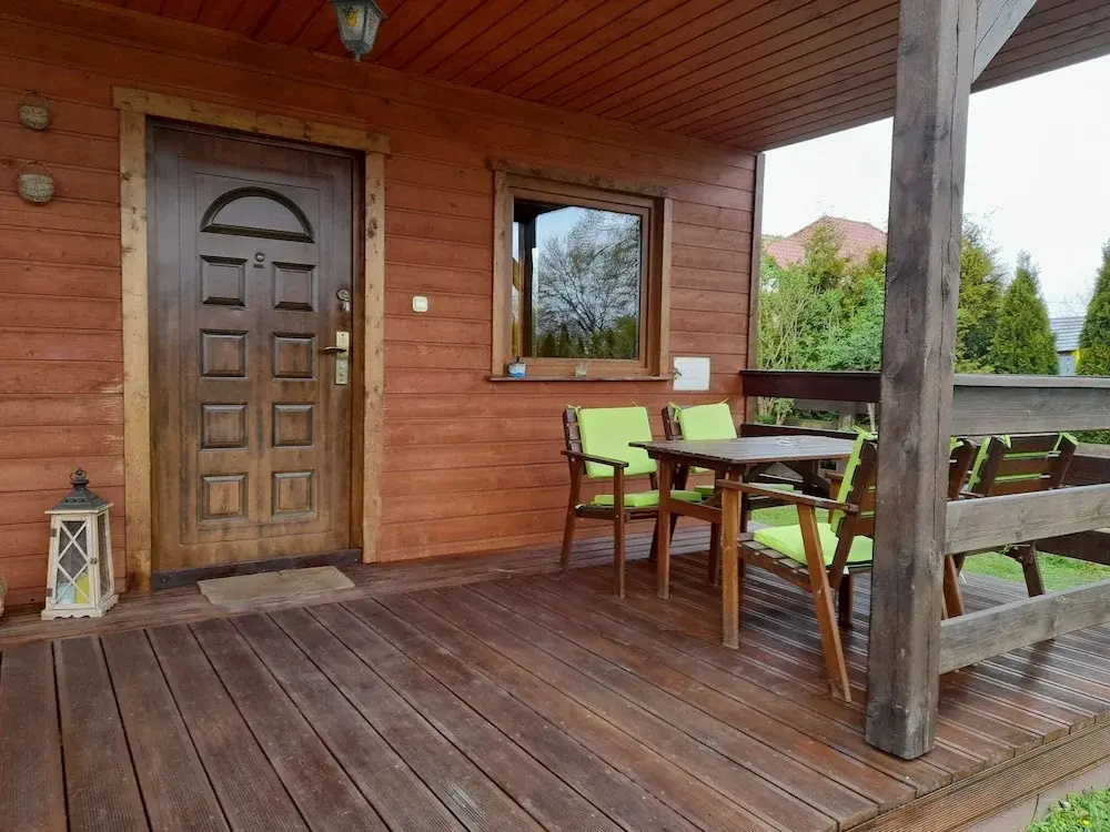Wooden House Near Baltic Sea Beaches