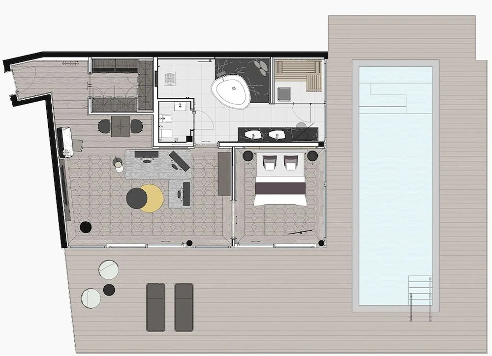 Suite with panoramic view