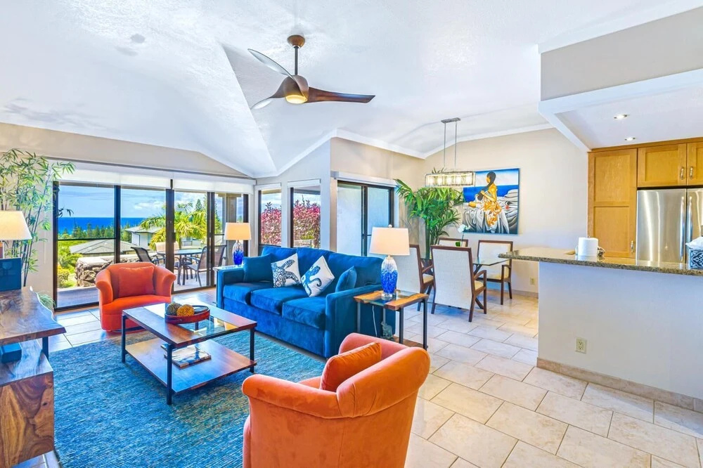 K B M Resorts- Kgv-24p2 Ocean View 2bd, Views of Molokai and Lanai, Private Balcony!