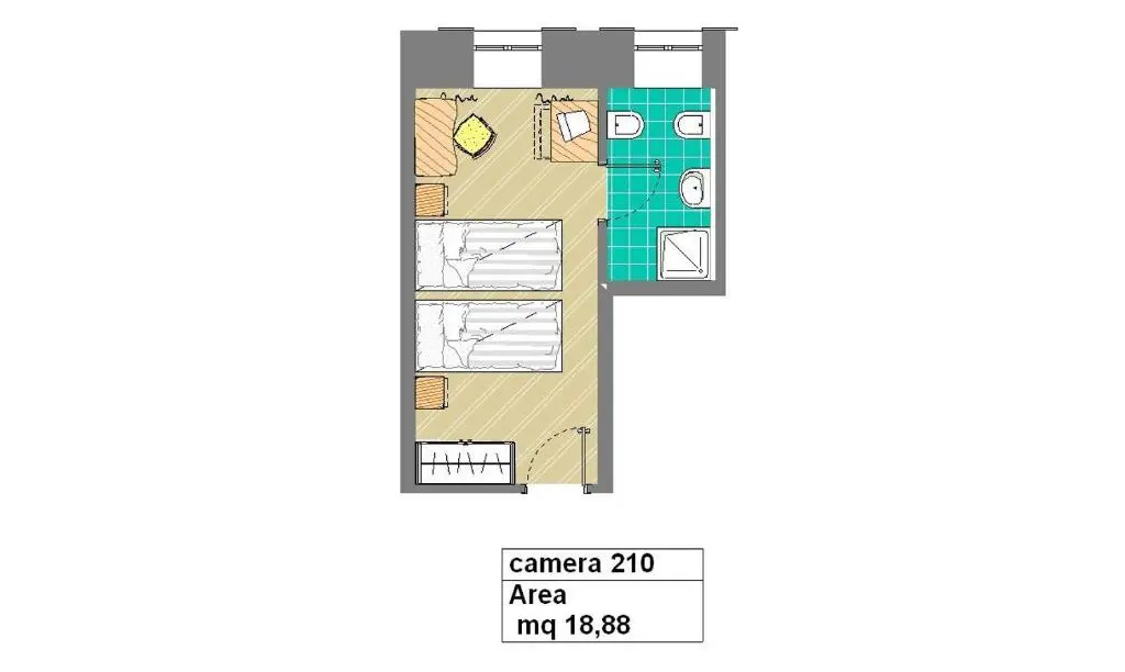 Hotel Eden Levico Terme - Chambres