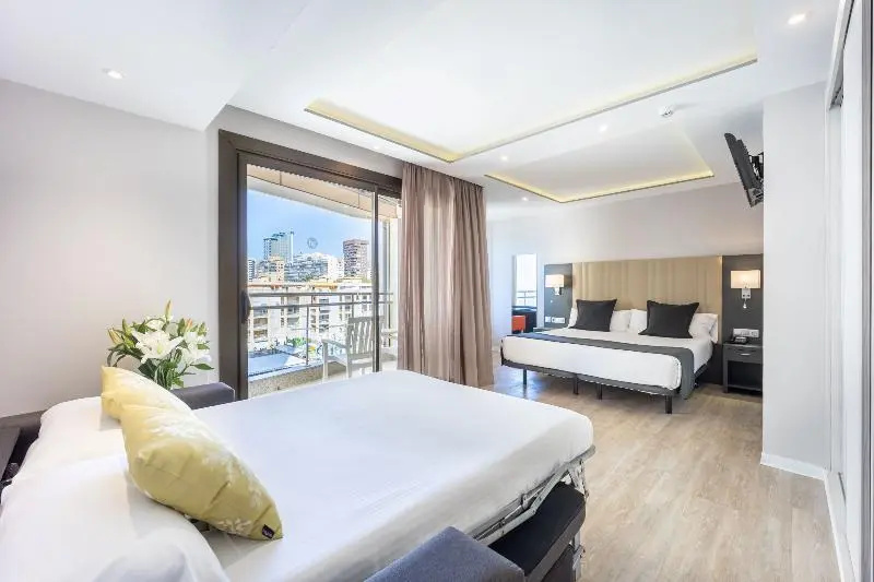 Standard Family room with balcony and with partial sea view