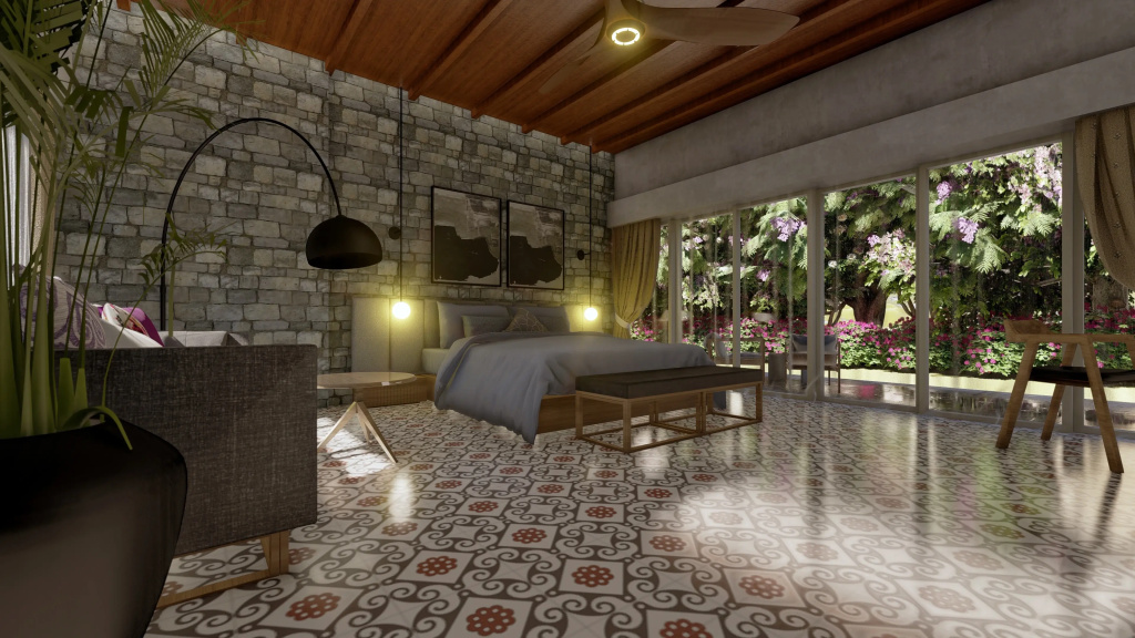 Luxury room with balcony