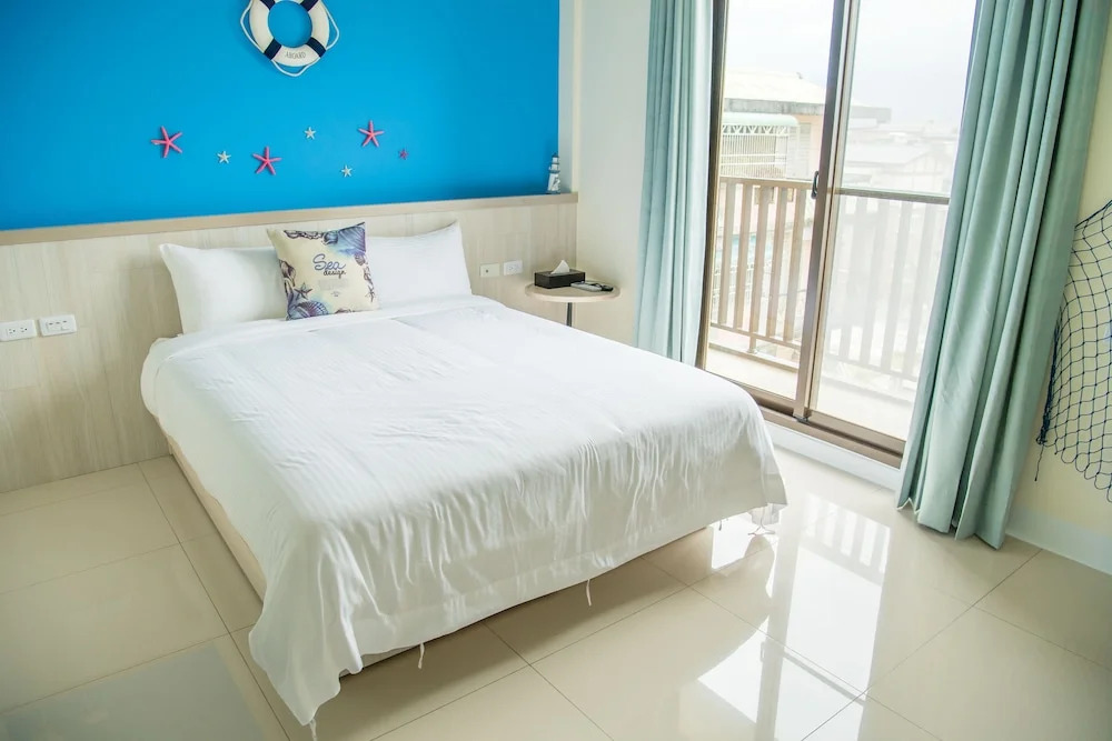 豪華四人房，附設陽台