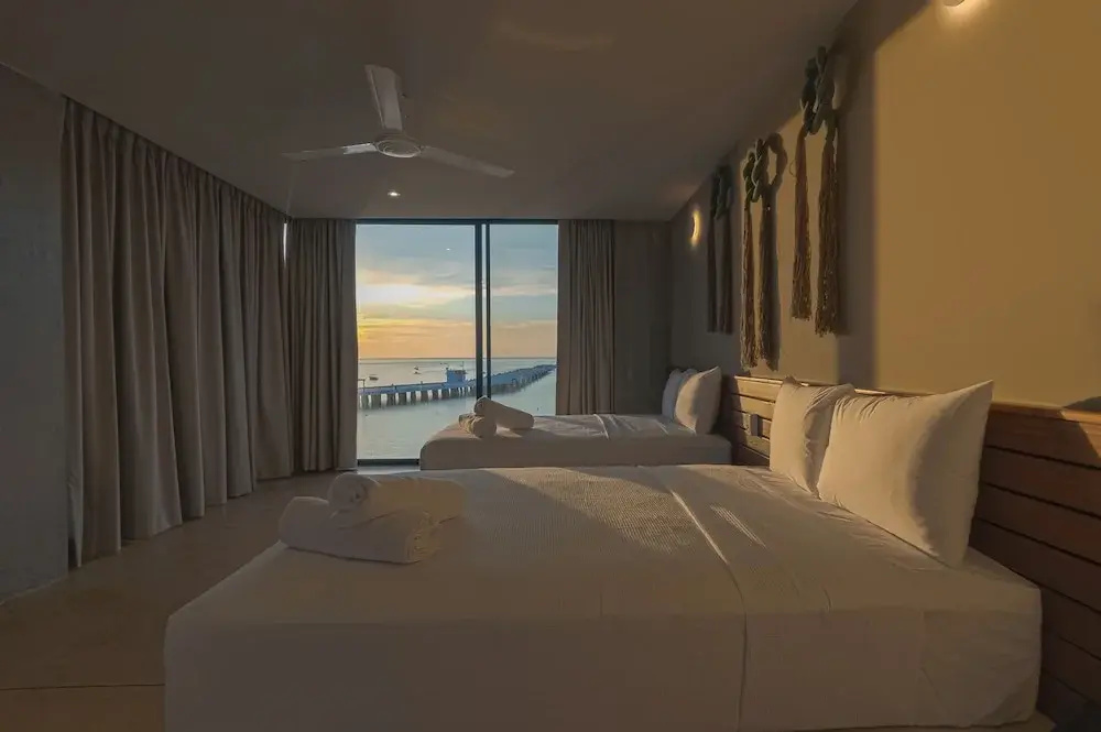 Standard Double room with balcony and with bay view (full double bed)