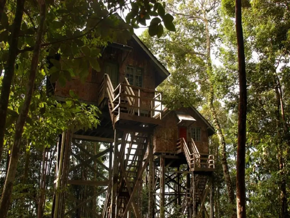 Cottage with balcony