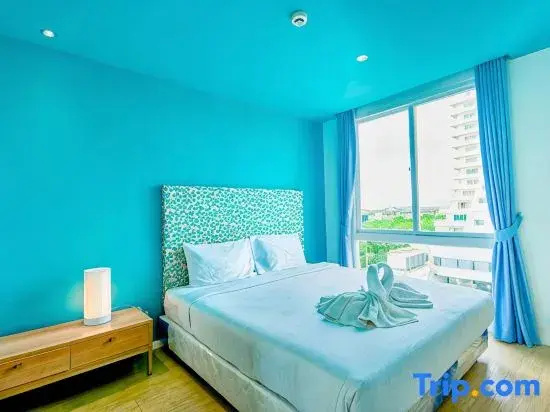 Двухместный номер Deluxe с видом на город (двуспальная кровать) в Atlantis Condo Resort Jomtien TLH