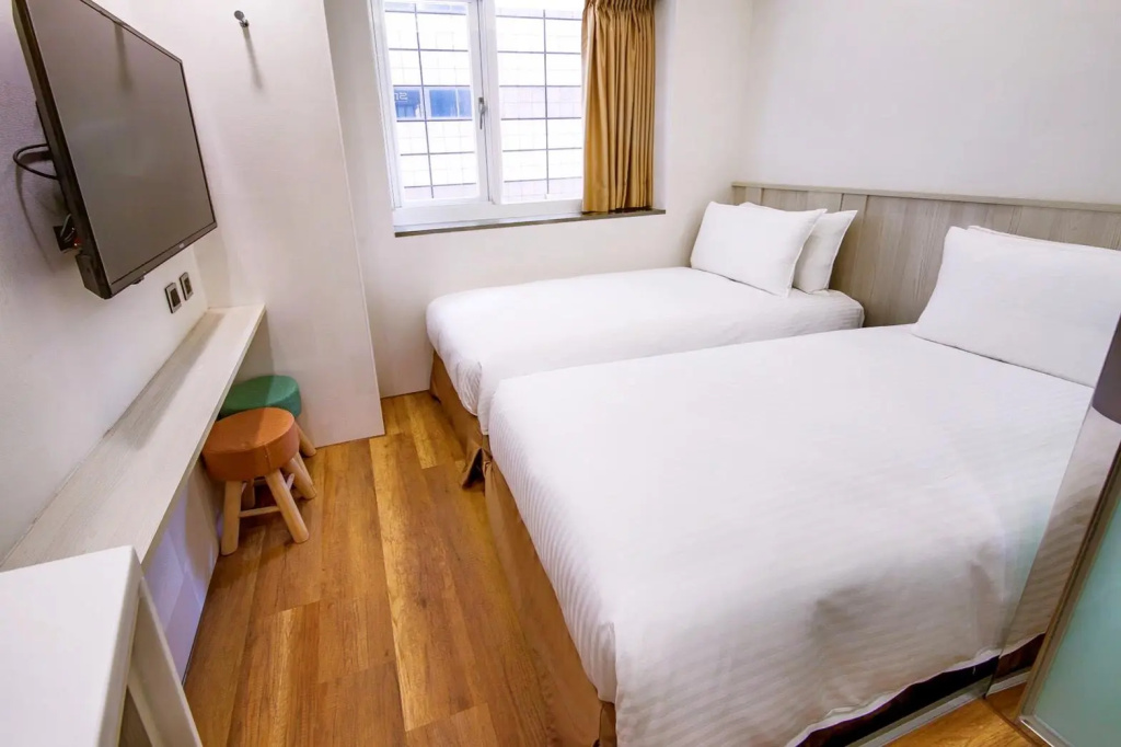 Classic Double room with city view (twin beds)