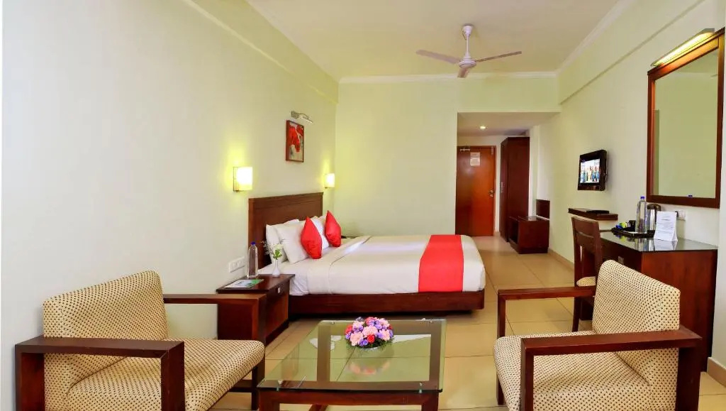 Deluxe Quadruple room with view