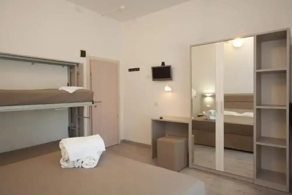 Standard Quadruple room with balcony and with city view