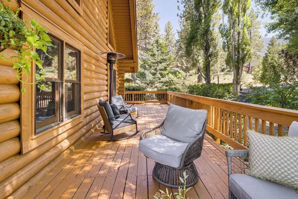 Community Pool: Modern Cabin in Pine Mountain Club
