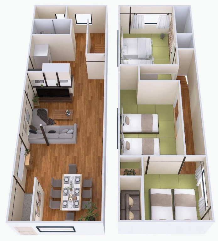 Within walking distance to Shinjuku | 4 min walk to nearest station | Entire 3BR house 75㎡ | Sleeps up to 10 | Family-friendly | High-speed Wi-Fi | Shibuya, Tokyo 사진 1