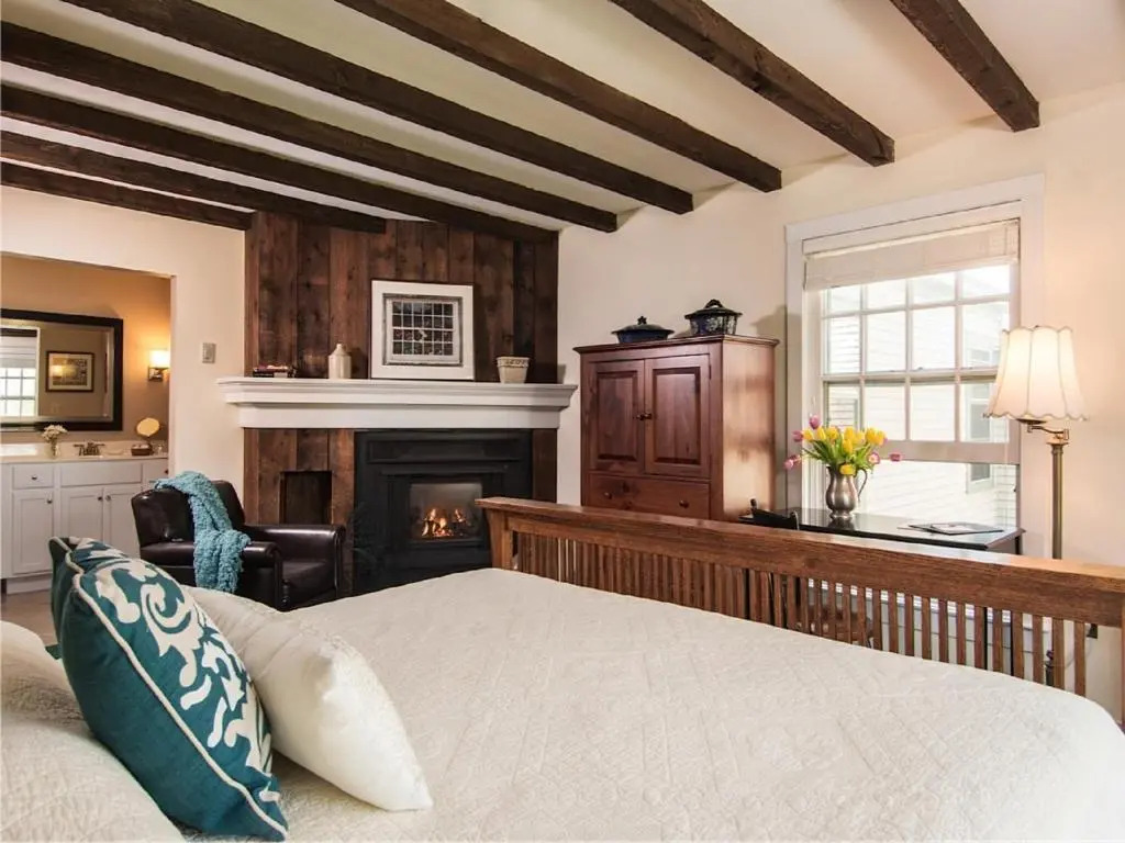 豪華雙人房，配有雙人床及景色