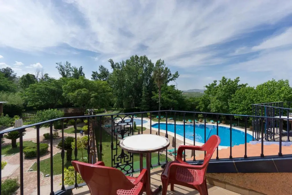 Standard Double room with pool view (full double bed)