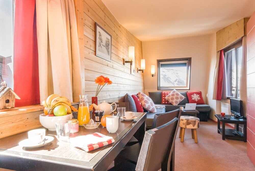 Апартаменты c 1 комнатой с балконом и с видом на горы в Résidence Pierre & Vacances Avoriaz Saskia Falaise