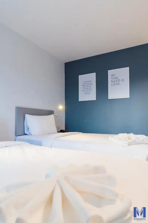 Двухместный номер Standard с видом на город 2 отдельные кровати в Manonta Budget Hotel