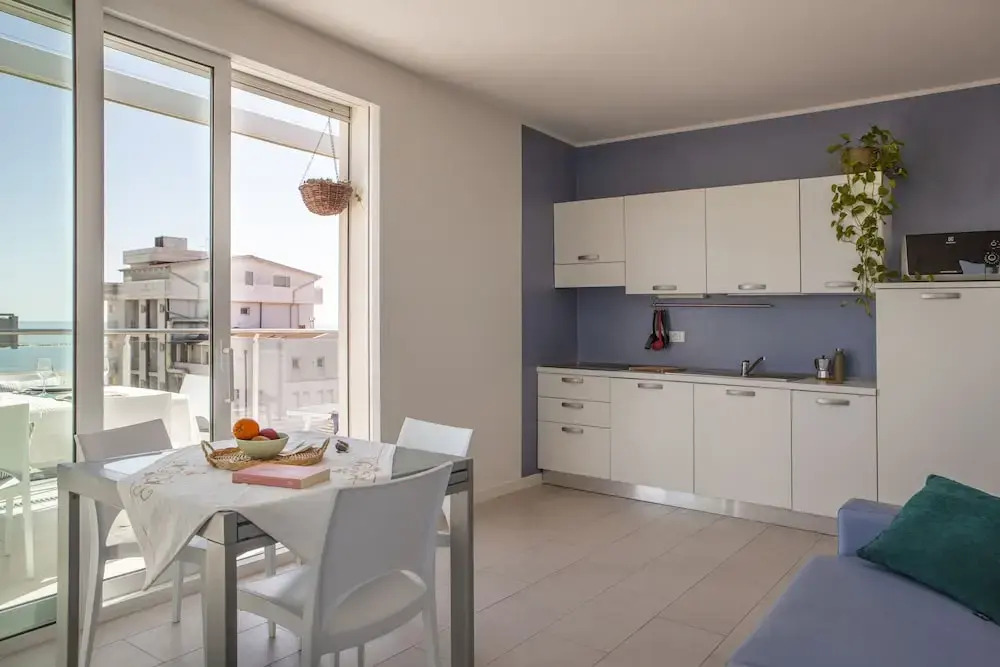 Семейный номер Standard Пентхаус с 2 комнатами с видом на море в Residence Sunrise Cesenatico