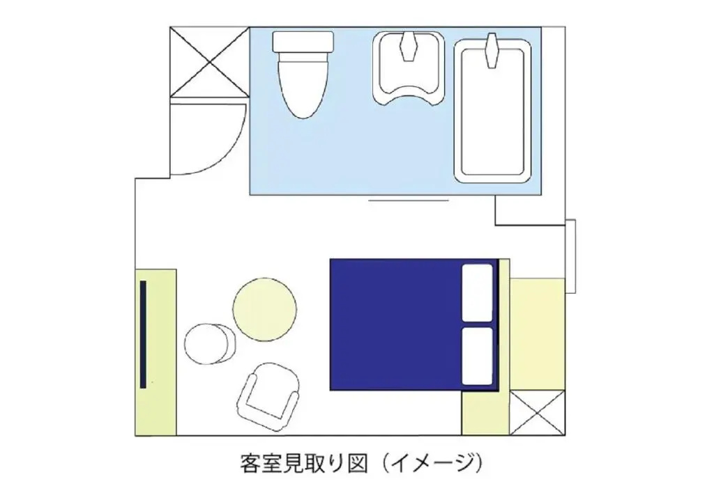 Meitetsu Inn Hamamatsucho - Chambres