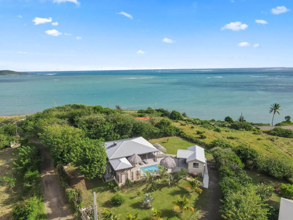 Villa Latitude 14.54 : 4 ch, piscine, vue mer, spot de kitesurf