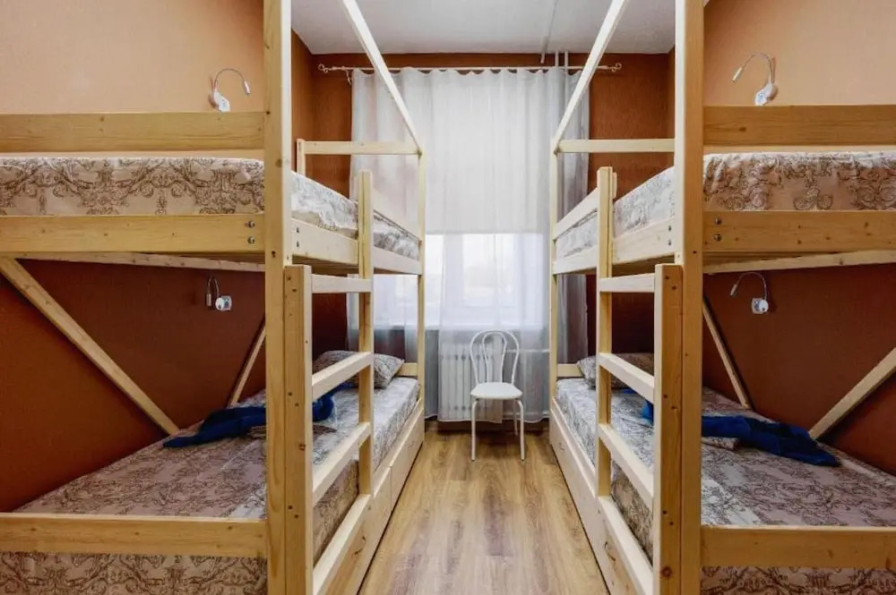 Кровать в общем номере в 1st`hostel