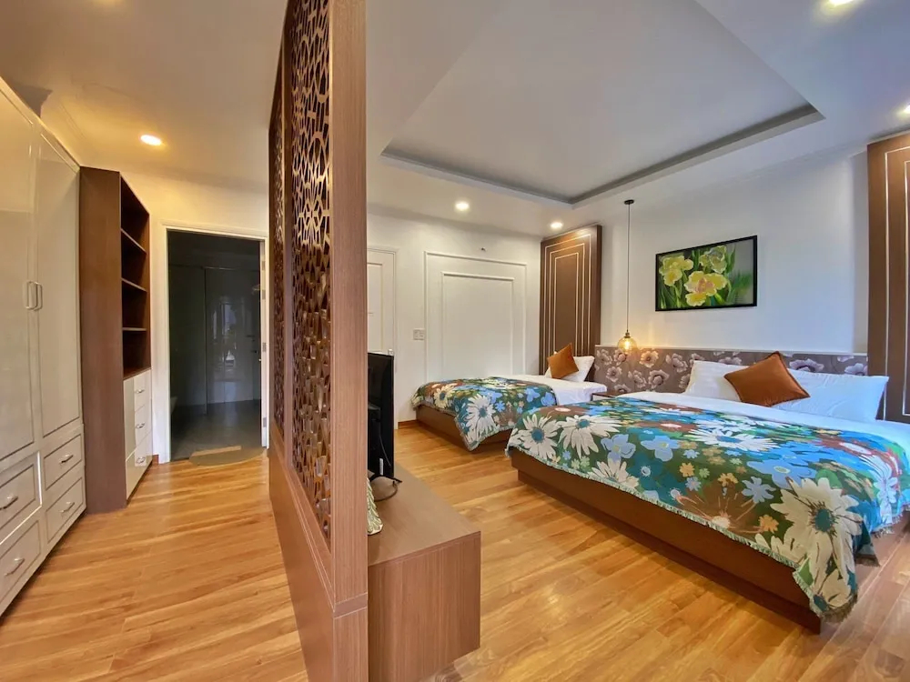 四人房，配有一張大床