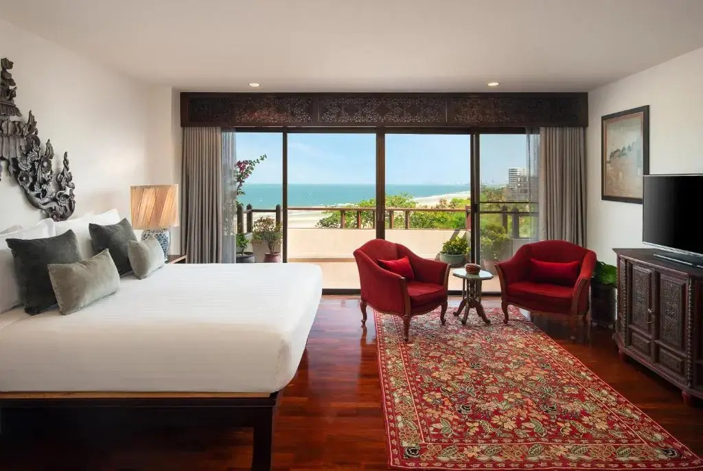 Апартаменты с 3 комнатами с видом на море в Anantara Hua Hin Resort