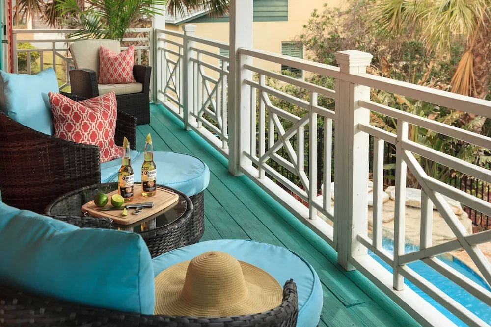 Cottage with balcony
