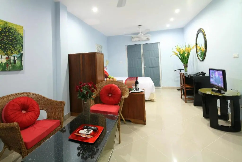 四人家庭套房，雙人床