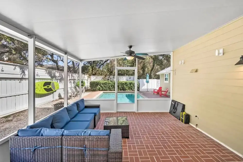 Beach House Pool Golf Cart Game Room BBQ