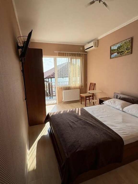 Standard Double room with balcony and with sea view (full double bed)