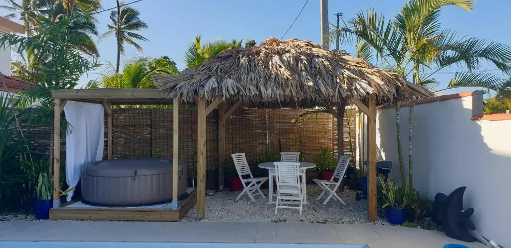 Canne à sucre Martinique jacuzzi privé, résidence naturiste