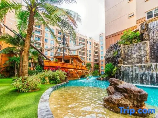 Двухместный номер Deluxe с видом на город (двуспальная кровать) в Atlantis Condo Resort Jomtien TLH