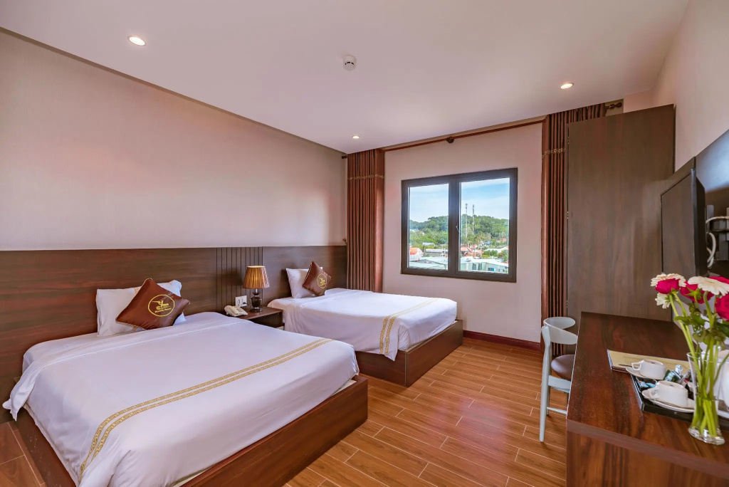 Deluxe Double room with city view (twin beds)