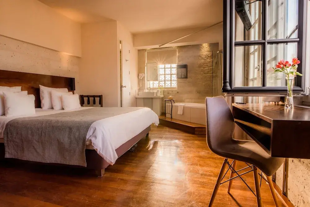 Double Apartment with balcony and with mountain view full double bed