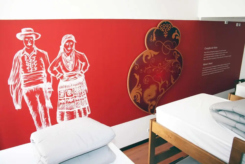 Bed in Dorm (female dorm) with balcony