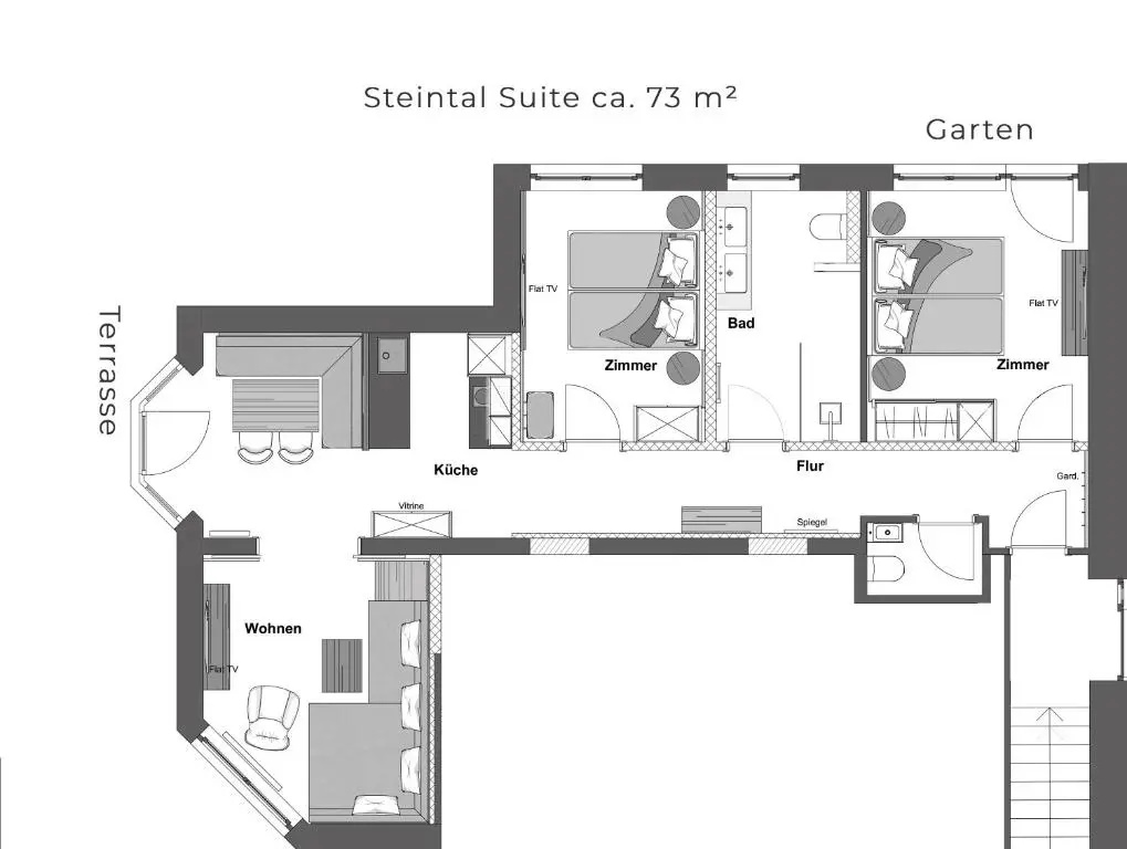 2 Bedrooms Suite