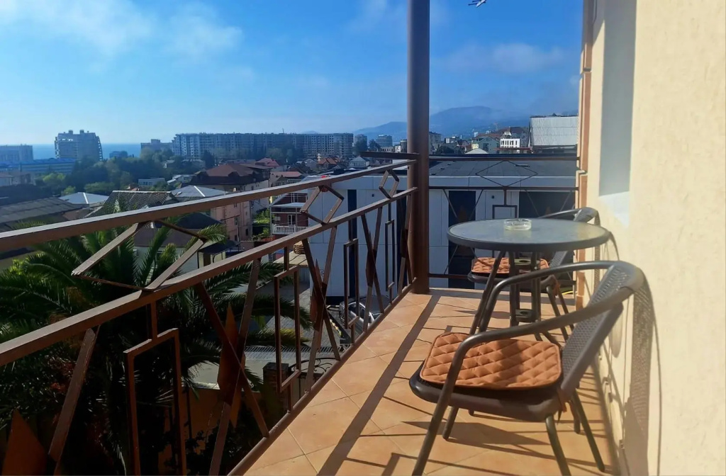 Standard Double room with balcony and with sea view (full double bed)