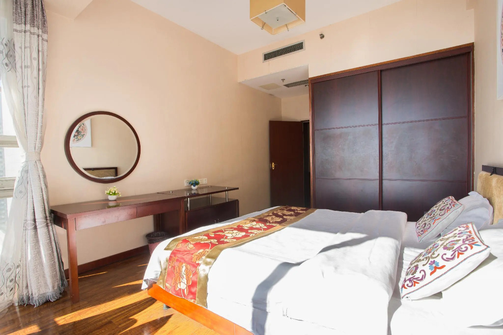 標準雙人房，市景