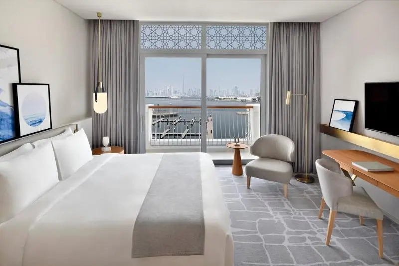 Deluxe Double room with Marina view (full double bed)